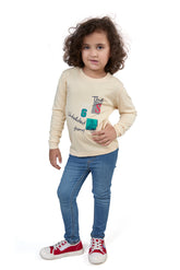 Soft Cream The 6 Untold Story Graphic Girls’ Full Sleeves T-Shirt